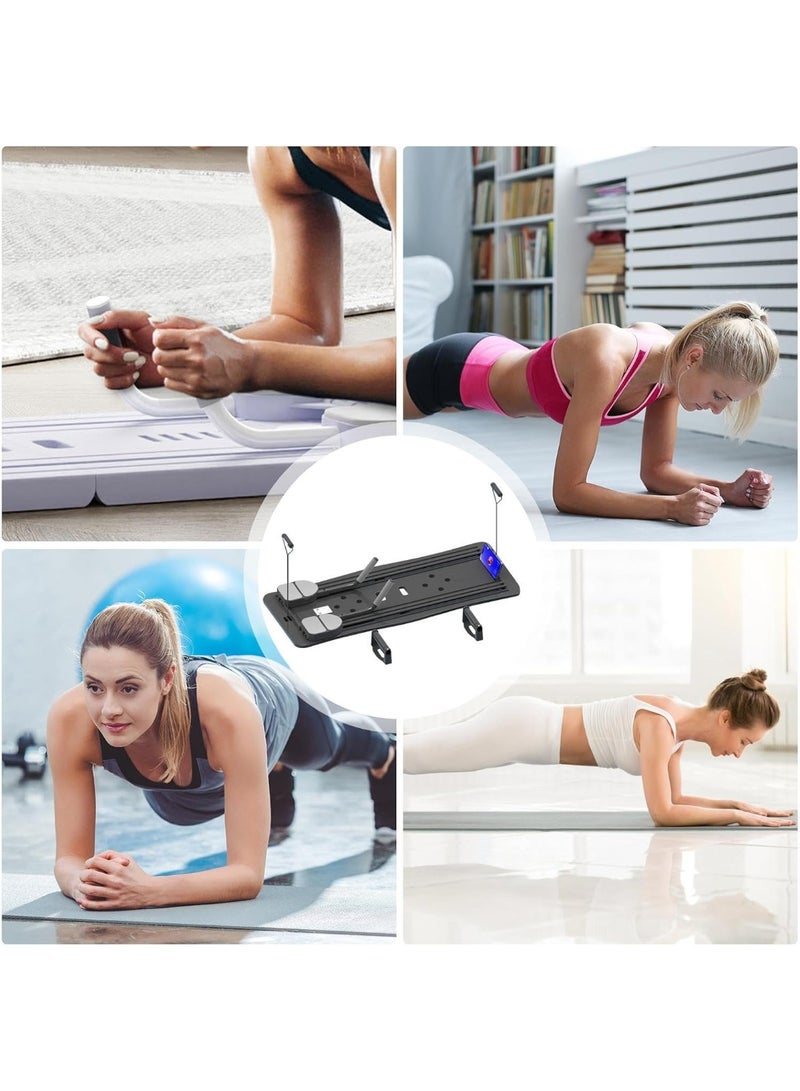 ZERIFAM Foldable Pilates Reformer Board,Pilates Reformer Set,Multi-Purpose Portable Pilates Machine for Home,Pilates Sliding Board Ideal for Beginners & Sliding Board Pilates Exercises - Image 4